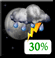 Tuesday Night: Chance Showers And Thunderstorms then Slight Chance Showers And Thunderstorms